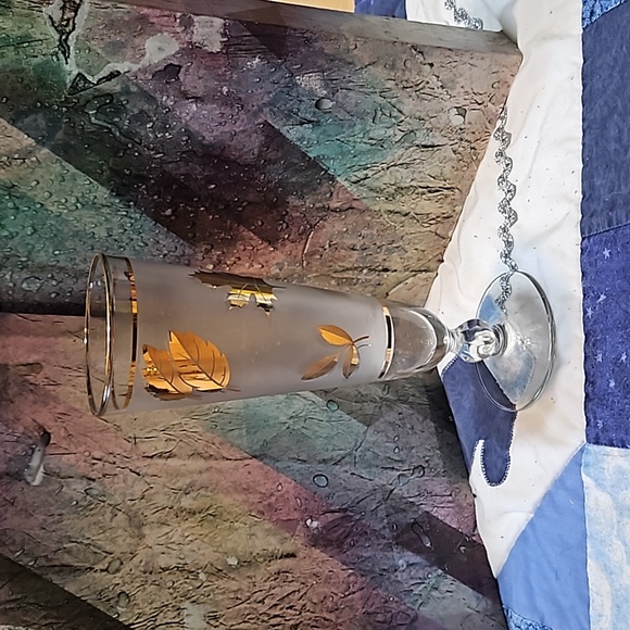 Vintage MCM 1950 s Libbey Glass's Set of 5 w/ Ice Bucket - Picture 2 of 8